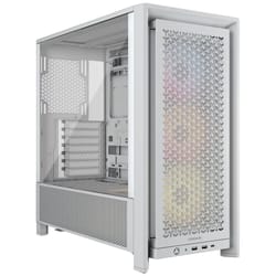 CORSAIR Frame 4000D RS ARGB boîtier PC avec fenêtre, blanc (CC-9011297-WW)