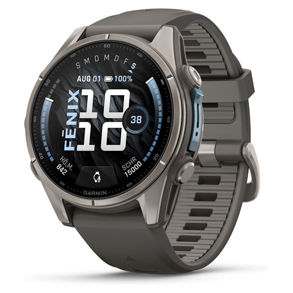 Garmin fenix 9 43 mm gris galet titane 010-04761-11