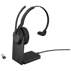 Jabra Evolve2 55 USB-A UC Mono avec station de charge, noir (25599-889-989)