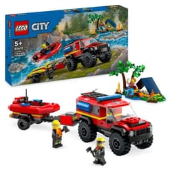 LEGO City Camion tout-terrain des pompiers avec bateau de sauvetage 60412