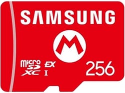 Nintendo Samsung microSD Express pour Switch 2, 256 Go, rouge